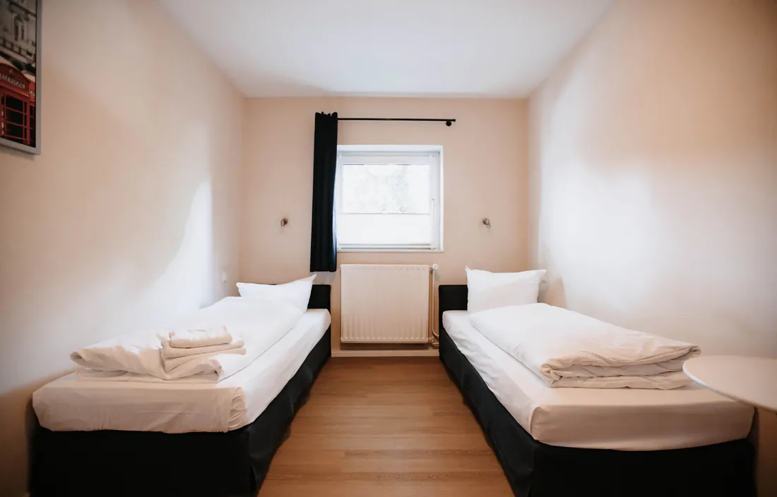 Zweibettzimmer mit Etagen-WC im Arcade Hostel Hamburg